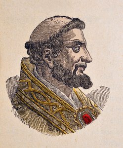 Ritratto di Papa Pelagio I (556-561)