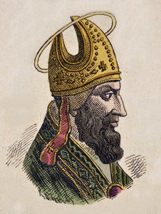 Ritratto di Papa Silvestro I (314-335) da Italian School