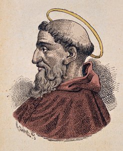 Ritratto di Papa Telesforo (125-136/138) da Italian School
