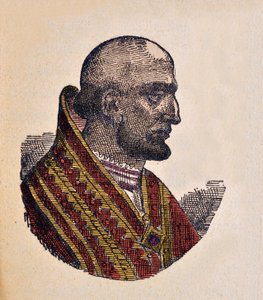 Ritratto di Papa Teodoro I (642-649) da Italian School