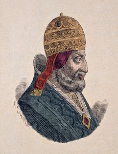 Ritratto di Papa Urbano III (1185-1187) da Italian School