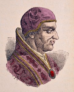 Ritratto di Papa Vigilio (537-555) da Italian School