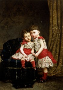 Ritratto di due bambini della Casa Doria da Italian School
