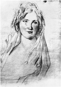 Ritratto presunto di Angela Pietragrua, contessa Simonetta, amante dello scrittore francese Stendhal, mentre era in Italia, tra settembre 1811 e 1815 da Italian School