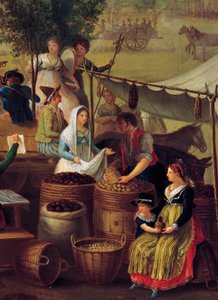 Venditore di patate e castagne da Italian School