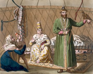 Principe e capo di stato del popolo Kirghiz, c.1820-30 da Italian School