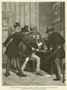 Quattro Italiani, Dietro il Consiglio di Mazzini, Avvertirono il Corelli Che Era da Loro Conosciuto e Insistettero Per Avere Tutte le Sue Carte da Italian School