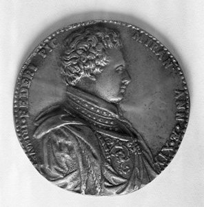 Rilievo raffigurante il Conte Giovanni Pico della Mirandola (1463-94)
