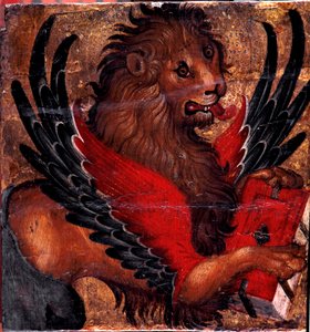 Rappresentazione del Leone di San Marco da Italian School