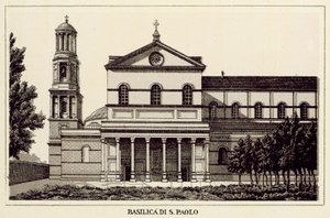 Roma: Basilica di San Paolo da Italian School