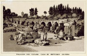 Roma: Palazzo dei Cesari, Casa di Settimio Severo da Italian School