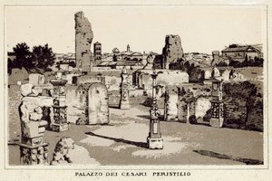 Roma: Palazzo dei Cesari, Peristilio da Italian School
