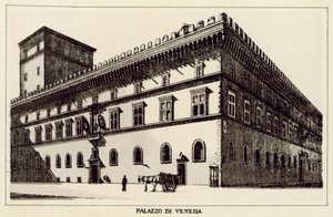 Roma: Palazzo di Venezia da Italian School