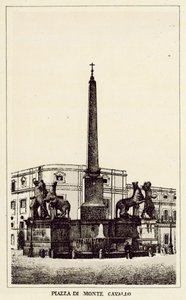 Roma: Piazza di Monte Cavallo da Italian School