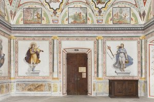 Sala di Giove e Mercurio: Apollo e Diana da Italian School