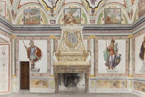 Sala di Giove e Mercurio: Marte e Minerva da Italian School