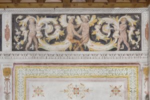 Stanza degli Amorini, dettaglio da Italian School