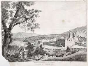 Rovine di Soriano Calabro e il Tempio, Calabria, 1783 da Italian School