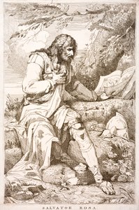 Salvator Rosa, pittore, poeta e incisore barocco italiano da Italian School