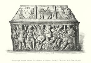 Sarcófago antico usato come tomba di Averardo dei Bicci, Medici, Palazzo Riccardi da Italian School