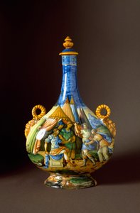 Scene dalle Metamorfosi di Ovidio. Caraffa in ceramica prodotta a Urbino nella bottega Fontana, Italia. XVI secolo. Firenze, Museo Nazionale del Bargello da Italian School