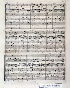 Spartito di Medea (atto 1), opera di Luigi Cherubini