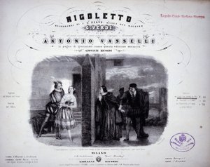 Spartito di "Rigoletto" di Verdi