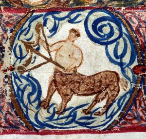Segno del sagittario. Oroscopo italiano, metà XV secolo