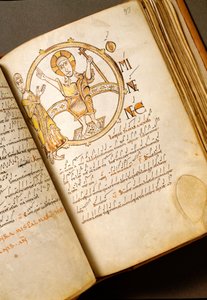 Pagina di canto con neumi. Manoscritto della scuola bolognese. XI secolo Roma, Biblioteca Angelica