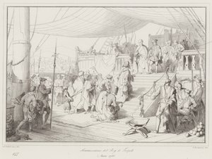 Sottomissione del Bey di Tripoli da Italian School