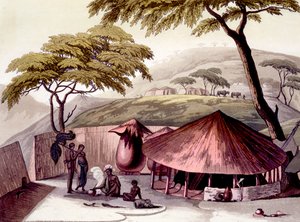 Costa sud-orientale: nazione Cafre, 1820-30 da Italian School