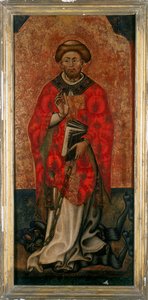 San Filippo che calpesta un demone, dipinto su legno del XV secolo da Italian School