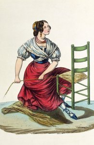 Fabbricante di sedie di paglia