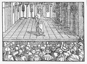 Scena di Terenzio, c.1563 da Italian School