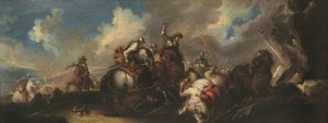 La Battaglia dei Cavalieri da Italian School