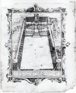 Il cortile del Belvedere al Vaticano Roma, 1581 da Italian School