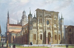 La Certosa vicino a Pavia da Vedute di Milano e dintorni da Italian School