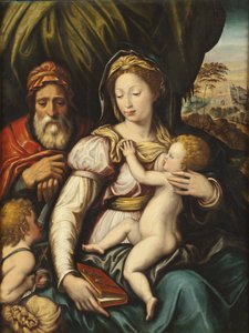 La Sacra Famiglia con il Bambino San Giovanni