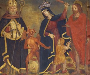 La Madonna del Rilievo con Santi da Italian School