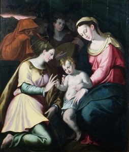 Il matrimonio mistico di Santa Caterina, c.1600