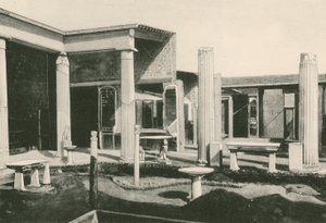 Il Viridarium nella Casa dei Vettii. Com