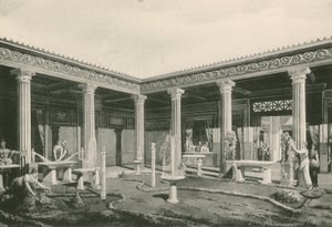 Il Viridarium nella Casa dei Vettii. Com