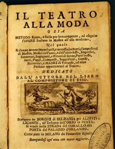 Pagina del titolo del 
