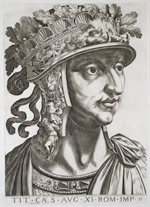 Tito Cesare (39-81 d.C.), 1596 da Italian School