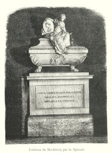 Tomba di Machiavelli, di Spinazzi da Italian School