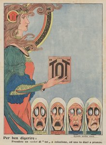 Tot (litografia a colori) da Italian School