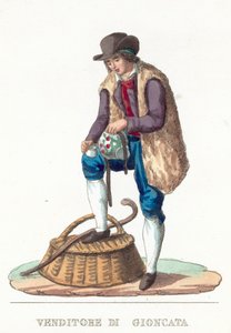 Venditore di gioncata da Italian School