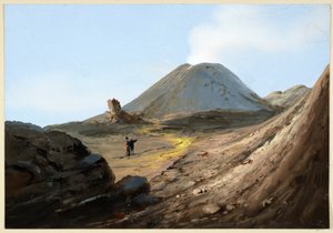 Vesuvio, ottobre 1880 da Italian School