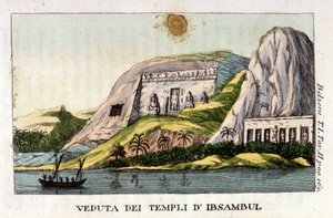 Veduta del Tempio di Abu Simbel. L