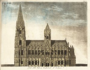 Veduta della Cattedrale di Colonia, Germania da Italian School